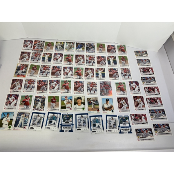 Huge lot of Baseball Trading Cards! - Includes Reds - Rockies - Angels - Season Ticket Cards 