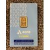 Image 1 : Acre Limited Edition Mint 2.5g .9999 Fine Gold Bar In Certification Card