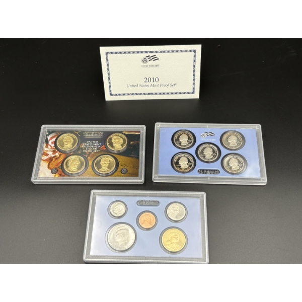 2010 U.S. Mint Proof Set with COA - Face Value $6.91