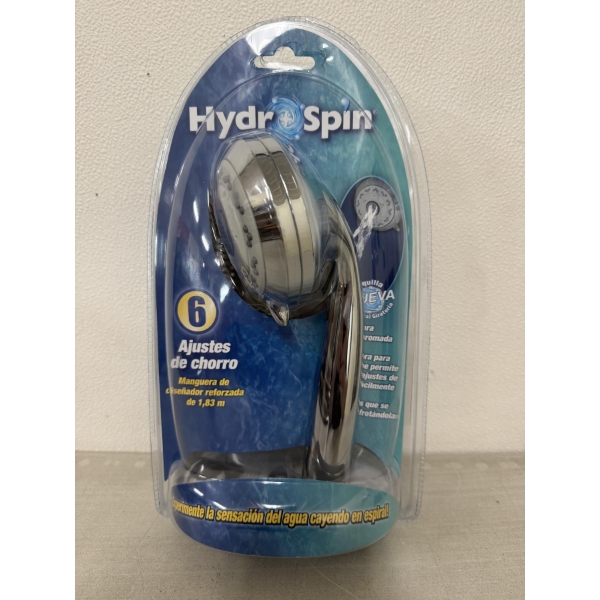 Brand New Hydro Spin Handheld Showerhead With Holder - 72" Long Stainless Steel Hose