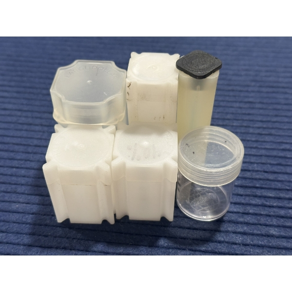 (6) Coin Tubes Including One Dol., Half Dol., Quarter, & Dime Tubes