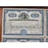 Image 2 : Lot of Four 1940's Bond Stores, Incorporated 100 Shares Stock Certificates 