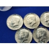 Image 3 : x5 Assorted Years Kennedy Half Dollars 40% Silver FV: $2.50 and Coin Tube