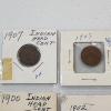 Image 2 : $0.18 Face Value of Assorted Cents: Mostly Indian Head, One Lincoln, & Uncle Sam Play Penny