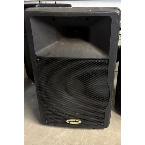 Gemini GX450 Loudspeaker - Active powered PA Speaker with 15-inch woofer and 1.5 inch high-frequency