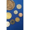 Image 2 : Assorted U.S And Foreign Coins & Tokens Including Large 1893 Indian Head Penny Replica 