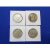 Image 1 : 4 Silver Franklin Half Dollars Years: 1961, 1949, 1958, 1950 FV: $2.00