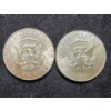 Image 3 : Two 90% Silver Kennedy Half Dollars - $1 Face Value