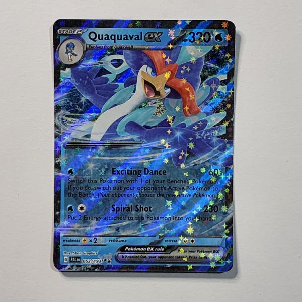Quaquaval EX 052/193 Holo Rare Pokemon Trading Card