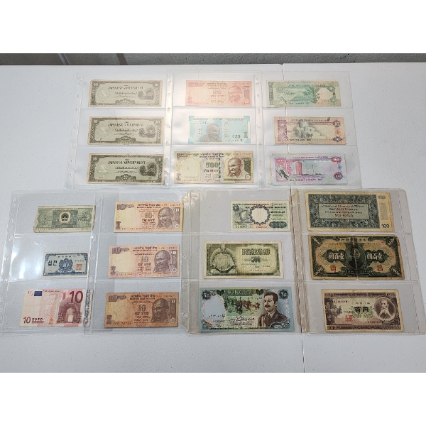 Large Foreign Currency & World Banknote Lot - See Photos!