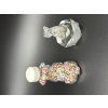 Image 4 : 2 Glass Dogs - one crystal like pug & dog filled with sprinkles - Super cute! 