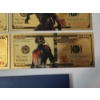 Image 4 : x5 Assorted Marvel Superheroes 999999 24K Gold Foil Banknotes Set w/ CoA