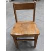 Image 6 : Vintage Items Including Childs Wood Chair, Mirror, Wall Rack & More -No Shipping