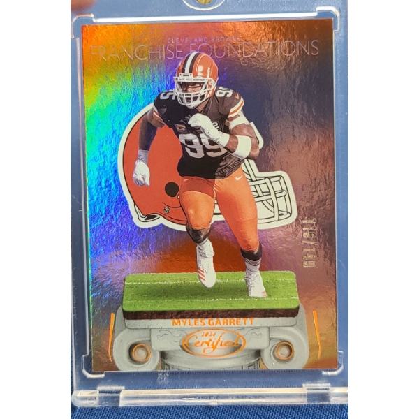 2024 Panini Myles Garrett Cleveland Browns 116/149 No. 19 Certified Football Trading Card
