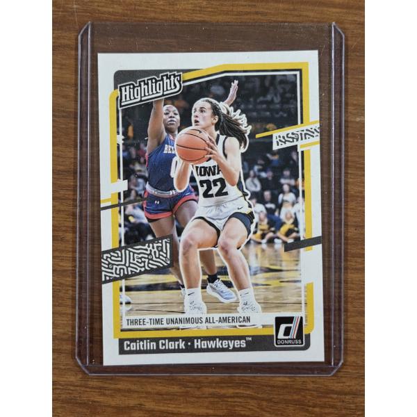 2024 Donruss Caitlin Clark Basktball Card. Mint Condition! Exceptional Card!