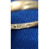 Image 7 : (2) 10K Gold Rings With Etched Art & White/Pink Stones - One Has Cut For Sizing - Total Weight: 3.5g