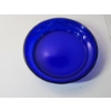 Image 2 : Vintage Collectible Mary Gregory Hand-Painted Enamel Blue Glass Plate
