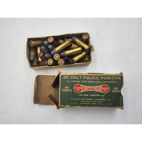 Vintage Remington .32 Colt Police Positive Revolver Ammunition – Kleanbore