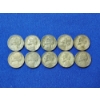 Image 1 : x10 Assorted Years Jefferson Wartime Nickels FV: $0.50