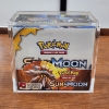 Image 1 : EMPTY Pokemon Sun & Moon Booster Box in Protective Acrylic Display ~ THIS IS OPENED & EMPTIED ~