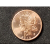 Image 1 : 2018 Zombucks "Feast" Dollar - 1 Oz Copper Round