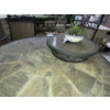Image 3 : Great Outdoor Round 4 Ft Metal Patio Table & 4 Chairs With Additional Serving Platform - See Pics - 
