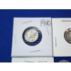 Image 2 : x7 Assorted Years Higher-Grade Silver Mercury Dimes FV: $0.70