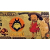 Image 2 : Pure 24k .999 Gold Foil "NIPPON GINKO" My Neighbor "TOTORO" Note - Mint Condition - NEW SERIES - 4/4