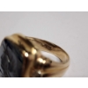 Image 3 : 10K Gold Two-Tone Intaglio Ring Size 10 - TW: 8.9g