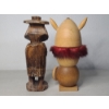 Image 7 : Hand Made & Carved Wooden Statue Figure Art Pieces