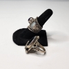 Image 2 : Two Beautiful Sterling Silver Rings - Total Weight: 12.3g