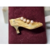 Image 2 : Vintage Raine Shoe Brooch 14K Gold-Filled Sterling Silver TW: 15.2g