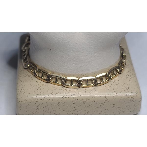 14K Yellow Gold 8.5" Mariner Link Bracelet - Weight: 11.0g