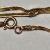Image 3 : 10K Yellow Gold Herringbone ~18" Necklace - Total Weight: 1.6g