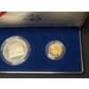 Image 3 : 1987 United States Constitution Two Coin Set - Gold $5 Coin & 90% Silver Constitution Dollar