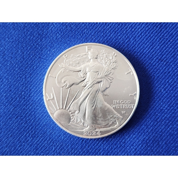 Rare 2024(P) Silver American Eagle - *STAR PRIVY* - 1 oz .999 Fine Silver