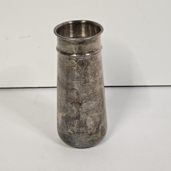 Vintage Indian High Purity Fine Solid Silver Lassi Cup Tumbler 5" - 108.7g