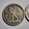 Image 6 : Two 90% Silver Walking Liberty Half Dollars ~ 1920  & 1944 Philadelphia Minted ~ $1.00 Face Value