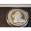 Image 3 : 1804 Draped Bust COPY Coin w/ National Collector's Mint Certificate of Authenticity