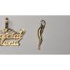 Image 4 : Tests As 14K Yellow Gold "Special Friend & Italian Horn Pendant - Total Weight: 1.8g