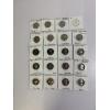 Image 1 : Assorted Quarters in Labeled Cards - Various years - FV $5.00