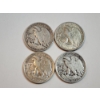 Image 4 : (4) 90% Silver Walking Liberty Half Dollars: 1939, 1942, 1940, 1941 FV: $2.00