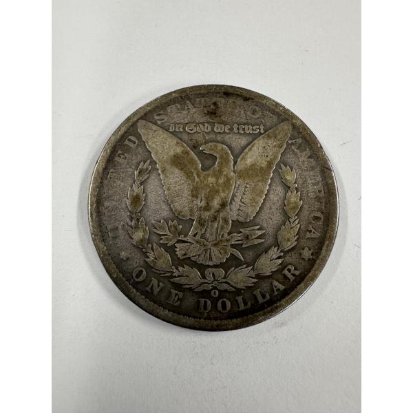 1890-O United States Morgan Silver Dollar - Guaranteed Authentic 