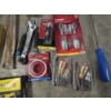 Image 2 : Plastic Storage Bin With Husky Air Tool Accessories, Hawkeye Thermometers, Coupler & Much More