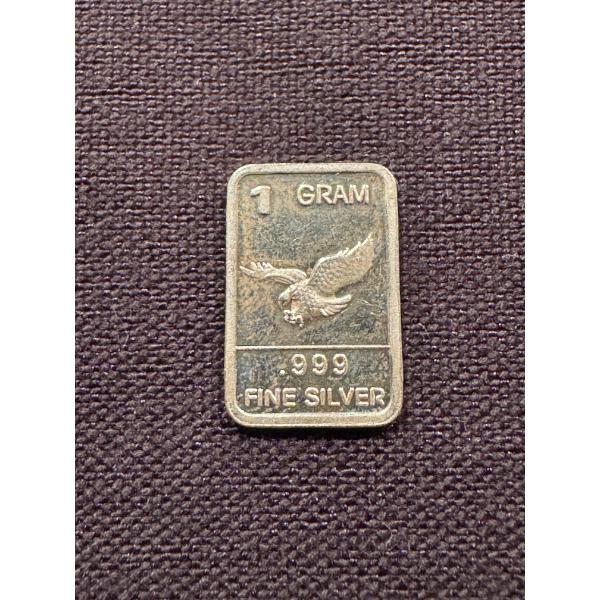 Flying Eagle 1 Gram Troy Oz Fine Pure .999 Silver Bar - Mint Condition
