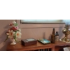 Image 1 :  All Collectible Pieces Shown In Photos Including Original Antique Aladdin Lamp - B Burner  & Chimne
