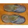 Image 3 : 2 Pairs Antique Leather / leather & Wood Baby Shoes - See Pictures