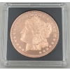 Image 1 : Morgan Dollar Design 1 ADVP .999 Copper Round