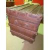 Image 3 : Antique Steamer Trunk 30 x 18 x 20 Overall - As Shown