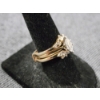 Image 5 : 14K Yellow Gold Marquise Diamond Wedding Ring Set Ft. Approximately 0.6 Carat Diamond~ Weighing 6.1G